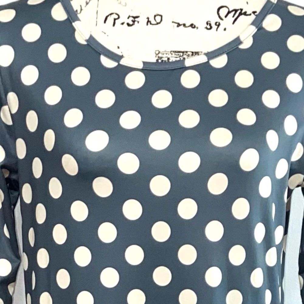 โจ Sign Here Polka Dot Midi Dress โ Size Large โ Excellent Condition โจ - Picture 12 of 12